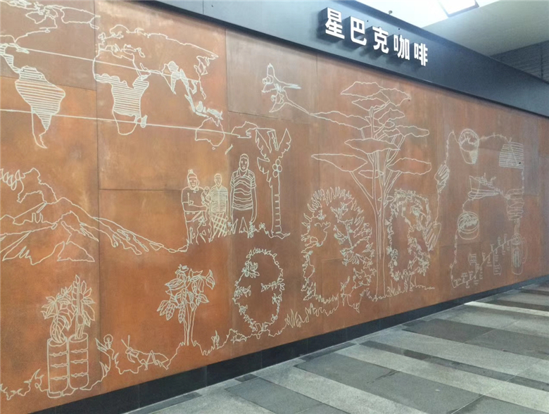 宁海耐候钢幕墙